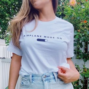 Airplane mode t-shirt